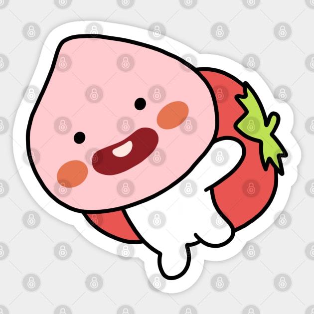 Silly Baby Apeach Sticker by smileyfriend